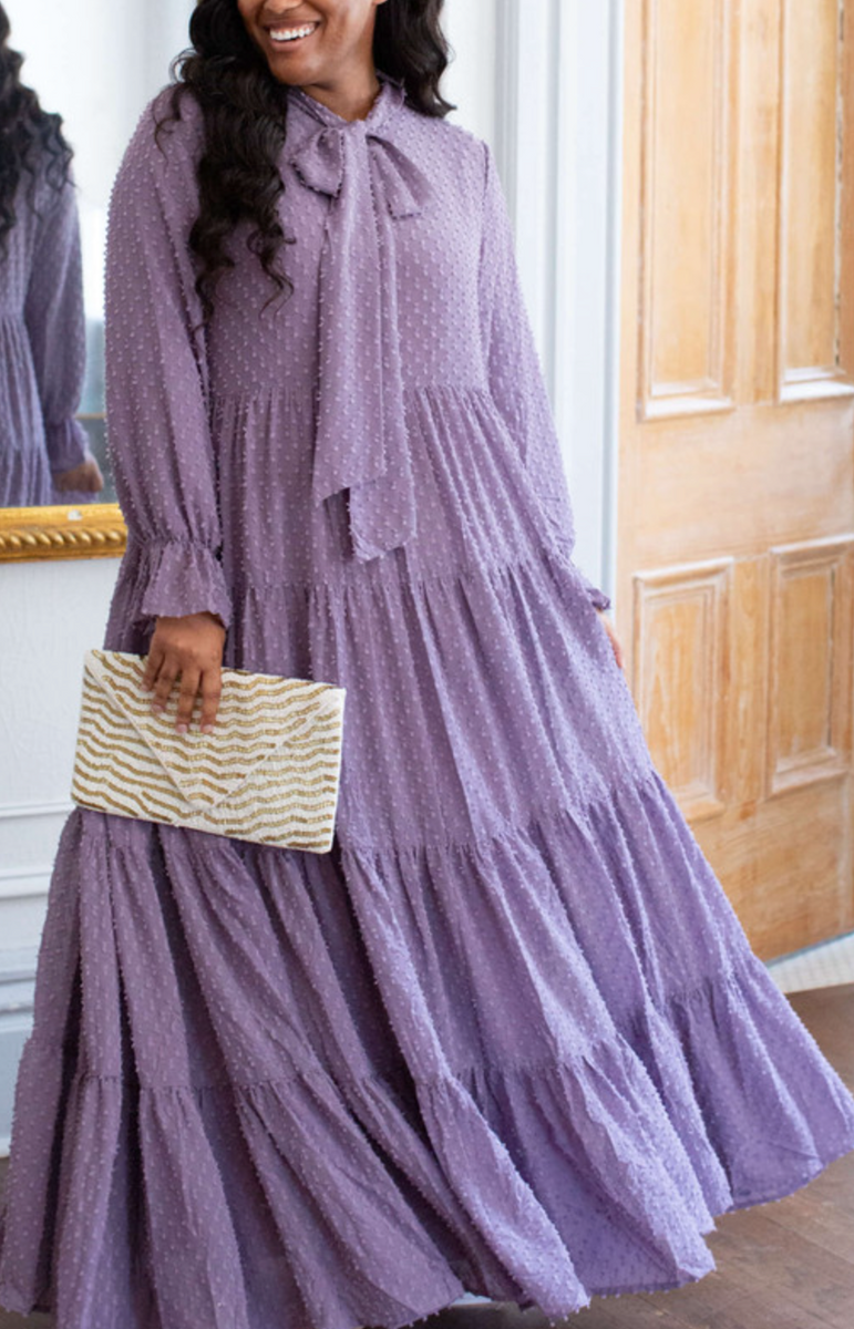 purple fields lace dress Lavender Fields Lace Dress Crochet Pattern: S-2XL (PDF Download)