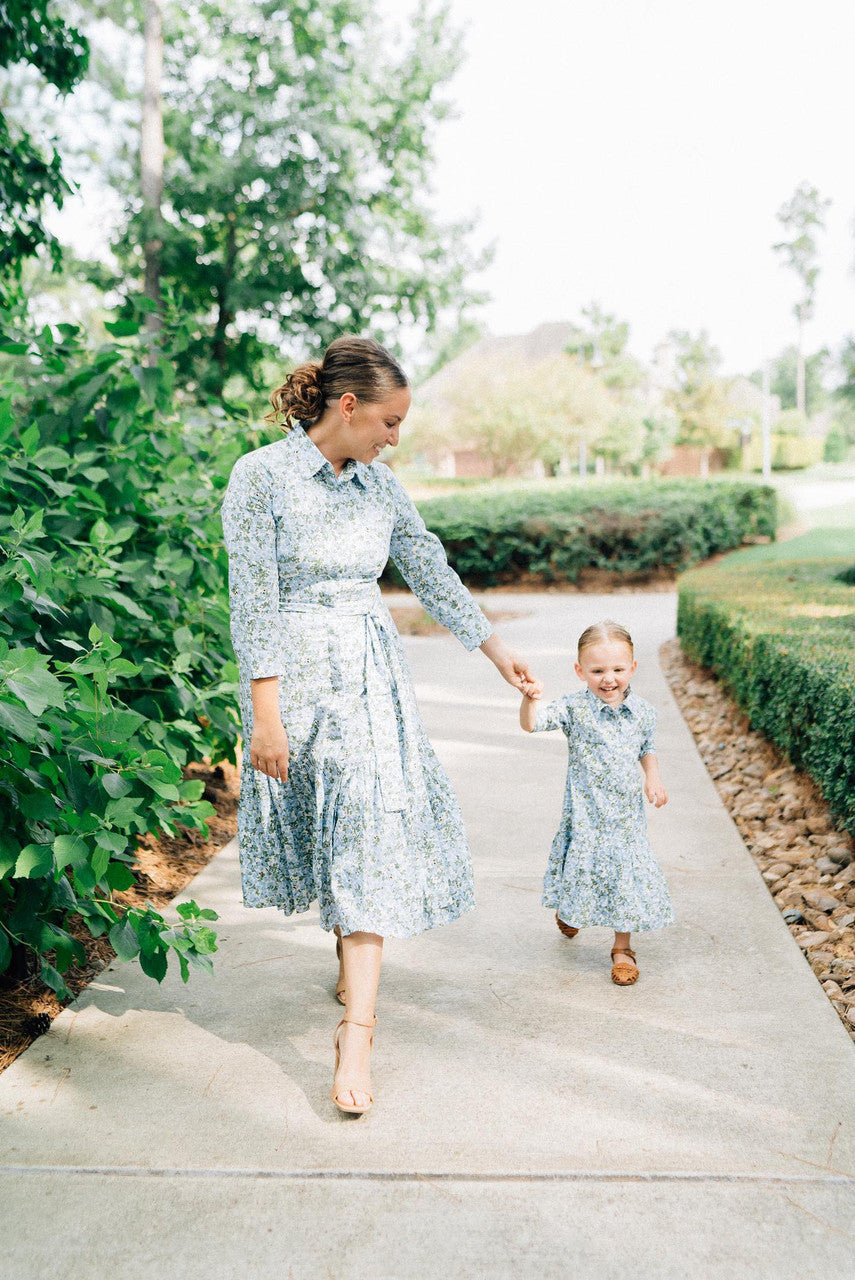 Honeybees & Hydrangeas Dress for Girls