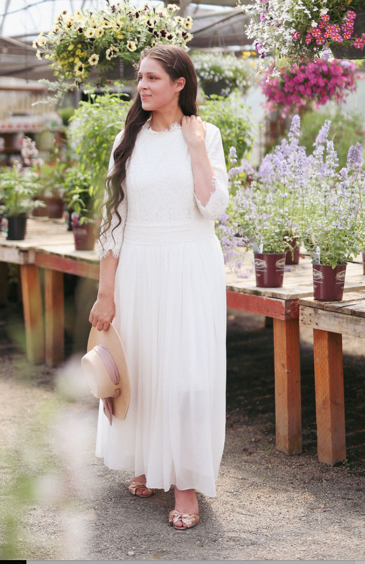 Lovely Lace and Chiffon Dress (8 Colors) daintyjewellsfoundation Lovely Lace and Chiffon Dress (8 Colors) daintyjewellsfoundation