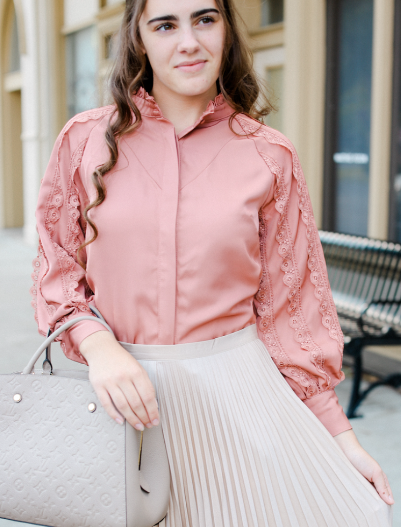 Roses at Sunset Blouse